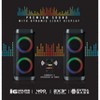 TOPTECH KL-5 Party Speaker with Dual 3” Woofers, Karaoke Mic, and Disco Lights - 4 of 4