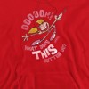 Dexters Laboratory Button Adult Pull-Over Hoodie - 2 of 4