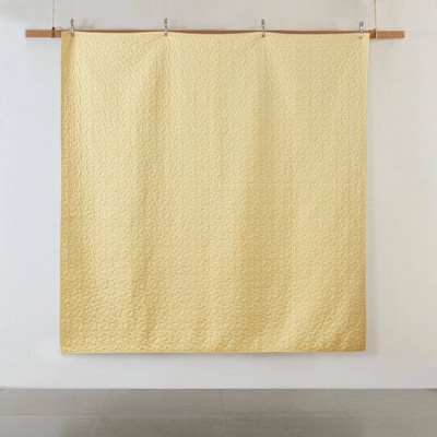 Full Yellow Rainbow Sunburst Reversible Cotton Coverlet Set