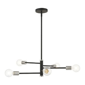 Livex Lighting Bannister 5 - Light Chandelier in  Black - 1 of 1
