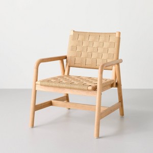 Woven Lounge Chair - Hearth & Hand™ with Magnolia - 1 of 4