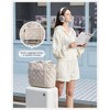Puffer Tote Bag for Women, Quilted 15. Work Tote with Zipper, Large Travel Essentials Handbag - 3 of 4