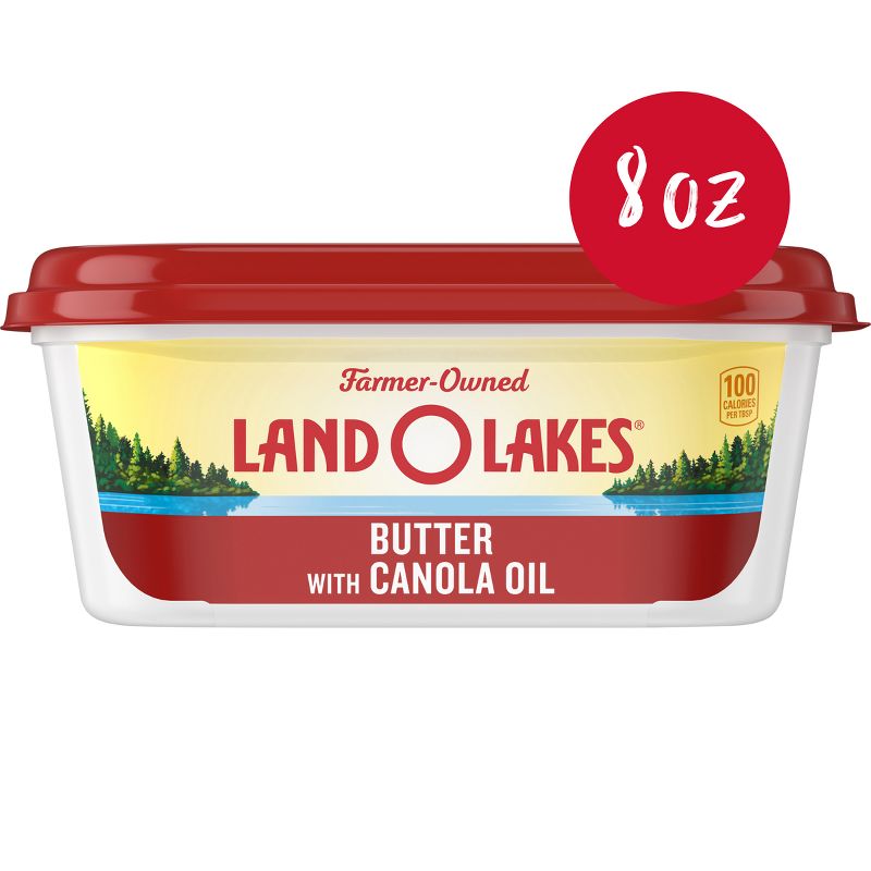 Land O Lakes Butter with Canola Oil - 8oz, 1 of 5