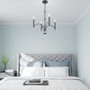 Livex Lighting Wisteria 4 - Light Chandelier in  Scandinavian Gray - 3 of 4