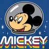 Men's - Disney - Mickey Mouse Astronaut Portrait Long Sleeve Graphic T-Shirt - 2 of 4