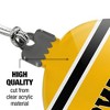 Towson University TU Stripes Acrylic Christmas Tree Holiday Ornament - 4 of 4