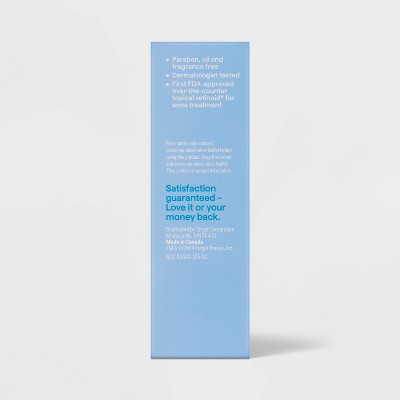 Retinoid Acne Treatment - 0.1% Adapalene - 15g - up&up™
