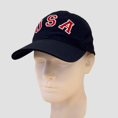Mighty Fine USA Baseball Hat - Blue/Red