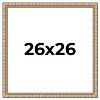 PosterPalooza | 26x26 Modern Bamboo Picture Frame, UV Acrylic, 5 Finishes - 2 of 4