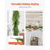VEVOR Christmas Garland, 6-FT Realistic Norfolk Pine Garland, Evergreen Real Touch Artificial Faux Greenery Garlands,for Holiday Xmas Decoration,Green - 4 of 4