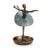 SPI Home Ballerina Jewelry Holder – 8.5" Aluminum Ballet Dancer Figurine, Elegant Jewelry Organizer for Rings, Bracelets, and Necklaces - 3 of 3