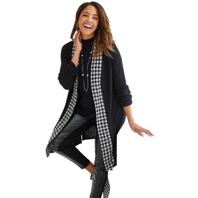 Jessica London Women's Plus Size Fine Gauge Cardigan Topper
