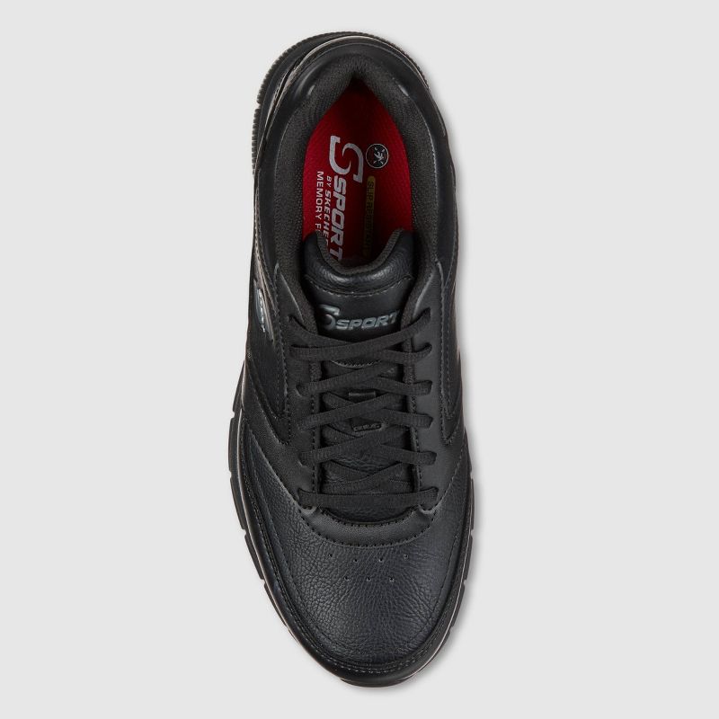 S Sport By Skechers Men's Brise Slip Resistant Sneakers - Black, 3 of 5