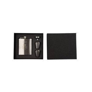 Beachcombers 4-Piece Pirate's Flask Gift Set - 1 of 2