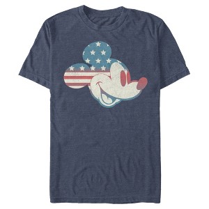 Men's Mickey & Friends Mickey American Flag Fill T-Shirt - 1 of 3