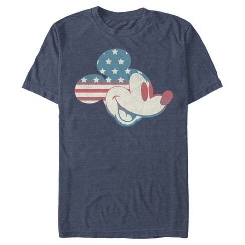 Men's Mickey & Friends Mickey American Flag Fill T-Shirt - image 1 of 3