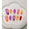 Hachikiko Floral Fantasy Rainbow Press-On Nails - Luxurious 3D Flower Decorated False Nails with Vibrant Colors - 2 of 4