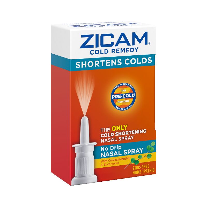 Zicam Cold Remedy Cold Shortening No-Drip Zinc-Free Nasal Spray - 0.5oz, 4 of 12