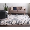 Unique Loom    Hygge Shag Valley Area Rug - 3 of 4