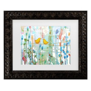 Trademark Fine Art - Sylvie Demers Dans Chaque Coeur Matted Framed Art - 1 of 4