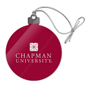 Chapman University Primary Logo Acrylic Christmas Tree Holiday Ornament - 1 of 4