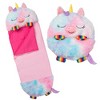 Happy Nappers: Pillow & Sleepy Sack: Large - Rainbow Unicorn - 7+ - image 2 of 4