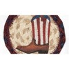 Earth Rugs American Boot Printed Coaster 5"x5" Rustic Western Decor - 2 of 3