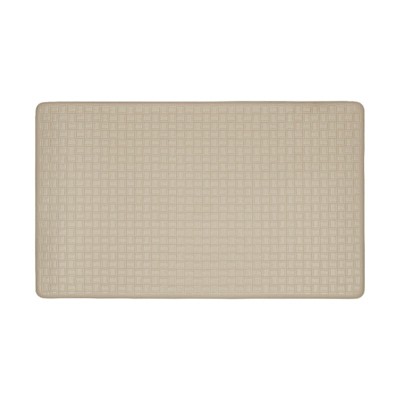 Kate Aurora Heavy Duty Non Slip Memory Foam Kitchen Mats - 20in W X 39in L,  Brown : Target