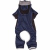 Pet Life (R) Active 'Warm-Pup' Heathered Performance 4-Way Stretch Two-Toned Full Body Warm Up - 4 of 4