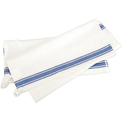 Aunt Martha's Stitch 'Em Up Retro Stripe Towels 18"X28" 3/Pk-Blue Stripe