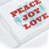 Heather Dutton Peace Joy Love Woodcut 15.5" x 12" Acrylic Tray - Deny Designs - 3 of 4