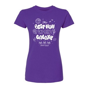 Women's - Star Wars - Best Mom in the Galaxy Fitted Graphic T-Shirt - 1 of 1