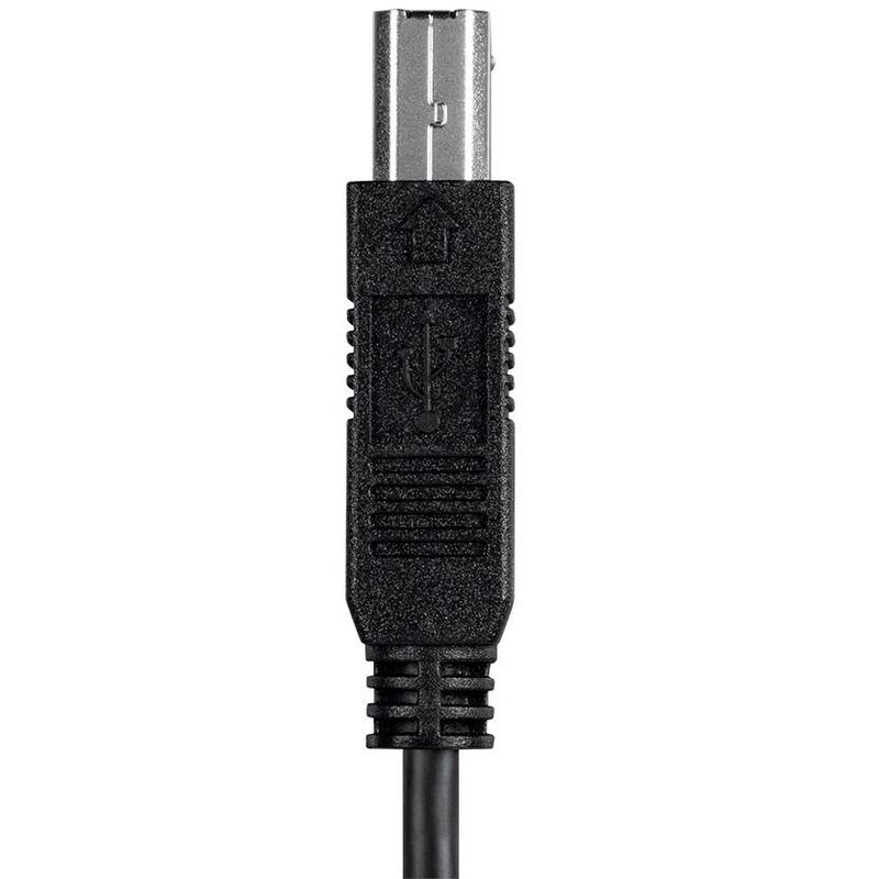 Monoprice 2.0 USB-C to USB B Printer Cable 480 Mbps 6.6ft black, 5 of 7