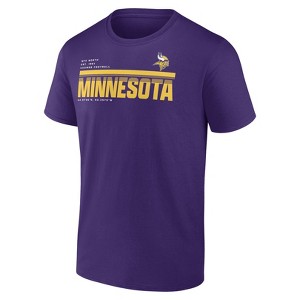 NFL Minnesota Vikings Men's Bi-Blend T-Shirt - 1 of 3