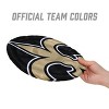 NFL New Orleans Saints Flimzee Bean-Bag Flying Disc: Polyester, 8+ Years - 3 of 4
