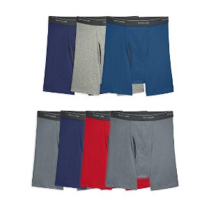 Fruit Of the Loom Men's Eversoft¨ CoolZone¨ Fly Boxer Briefs,7 Pack - 1 of 2