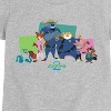 Girls' - Zootopia - Nick, Judy, And Friends Fitted Short Sleeve Graphic T-Shirt - 2 of 4