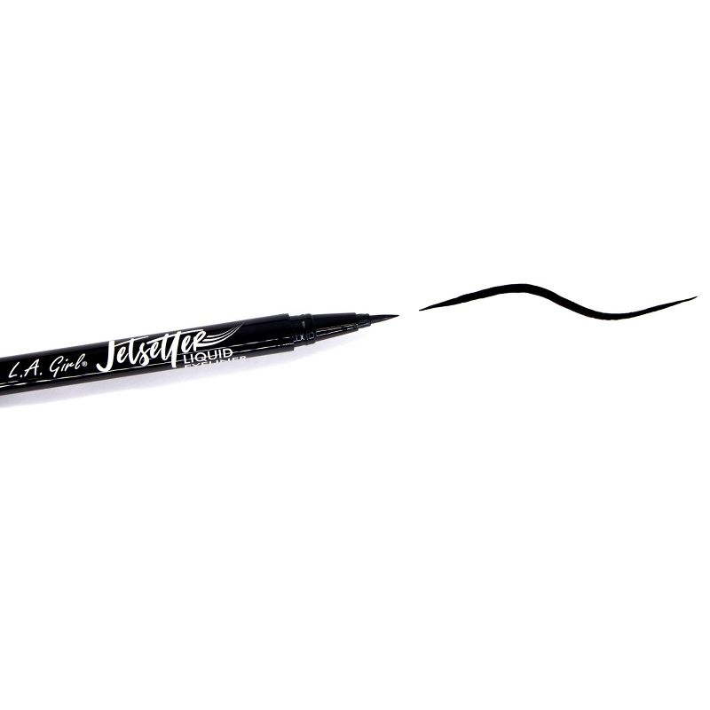 L.A. Girl Brush Jetsetter Liquid Eyeliner - Black - 0.034 fl oz, 5 of 12
