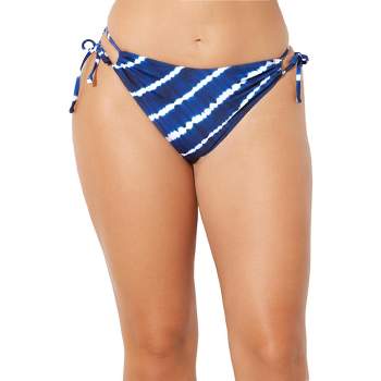 Swimsuits for All Women's Plus Size Innovator Adjustable Side-Tie Bikini Bottom