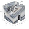 Storied Home Contemporary Marble Cookbook Stand - 2 of 4
