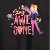 JoJo Siwa Stay Awesome Graphic Long Sleeve Fleece Sweatshirt - Black - 4T - 2 of 3