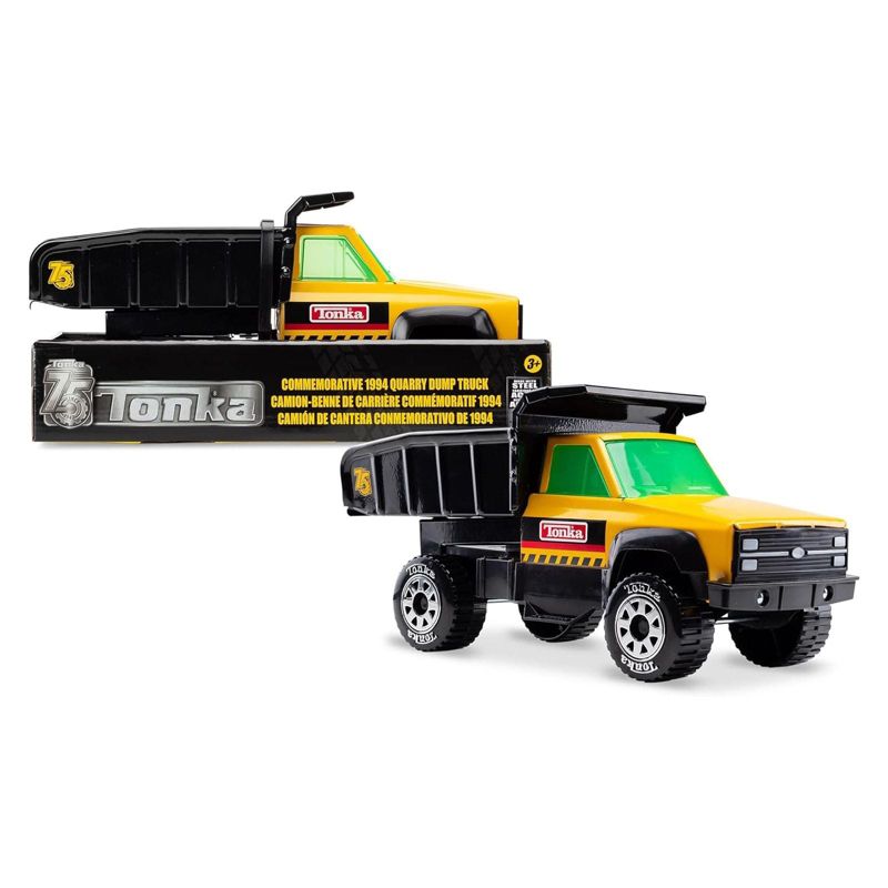 Tonka Steel Classics 75 Years Commemorative Quarry Dump Truck with Black Bed 06171, 4 of 5