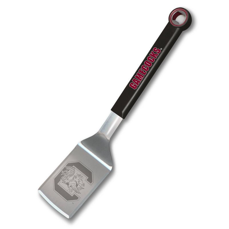 NCAA South Carolina Gamecocks Stainless Steel BBQ Spatula with Bottle Opener, 1 of 5