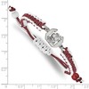 Black Bow Jewelry Stainless Steel South Carolina Gamecocks NCAA charm Bracelet 9 Inch - 2 of 3