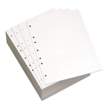 Domtar Custom Cut-Sheet Copy Paper 20 lb 8 1/2 x 11 White 7-Hole 500 sheets/RM 851271