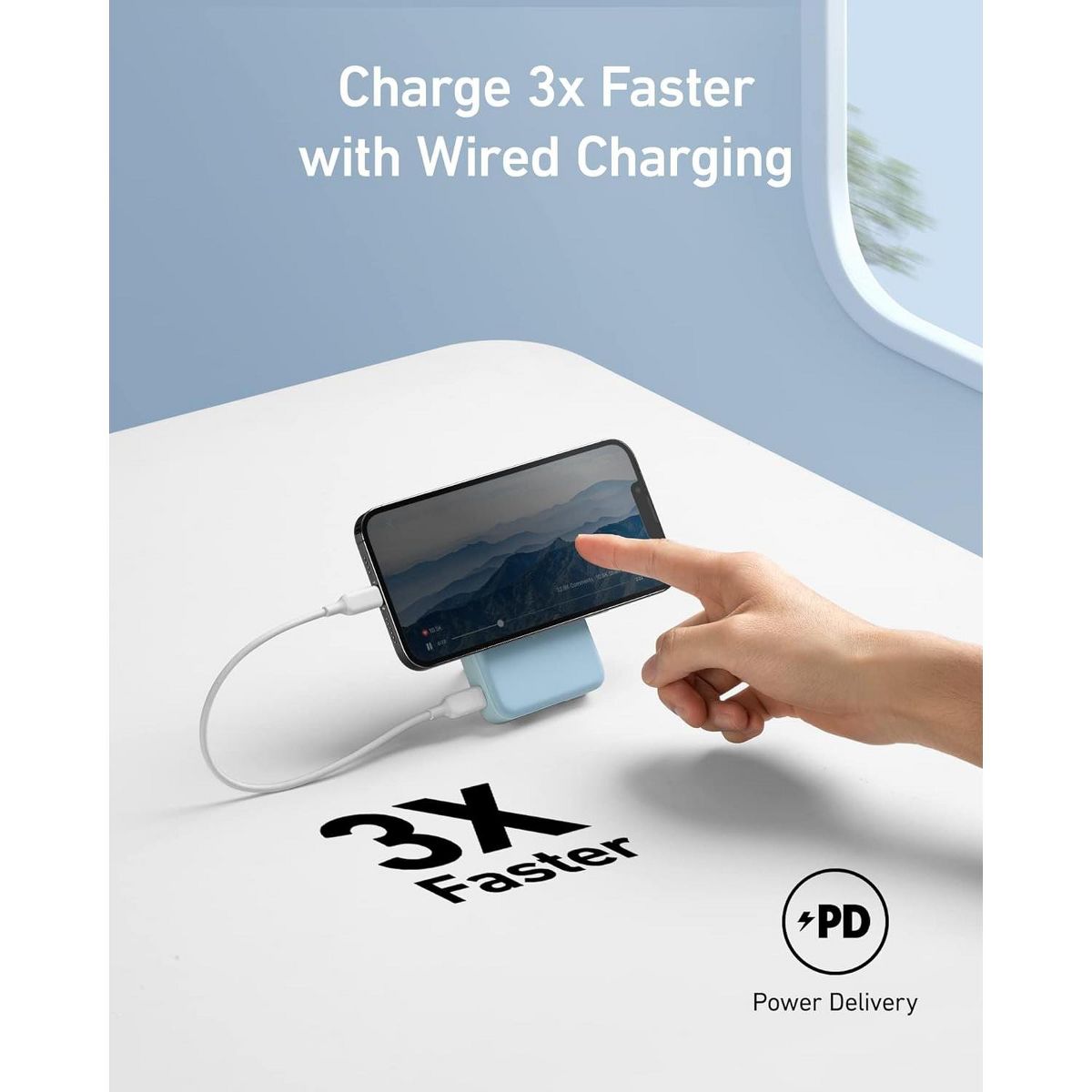 Anker 633 Magnetic Battery, 10,000mAh Foldable Wireless Portable Charger - thumbnail 5