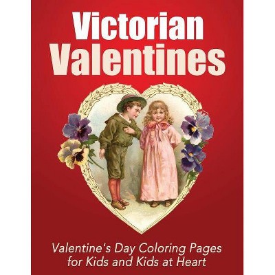 Victorian Valentines - (Holiday Coloring) (Paperback)