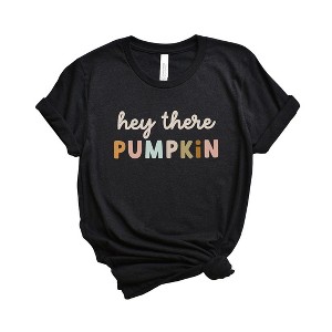 Simply Sage Market Women's Hey There Pumpkin Colorful Short Sleeve Graphic Tee - 1 of 4