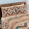 Collections Etc Southwest Geometric Aztec Pillow Sham Standard Square Unisex - 2 of 2