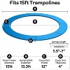 JoyBerri 15ft Trampoline Spring Cover – ASTM Certified, Double-Sided Waterproof Safety Pad Replacement - 2 of 4